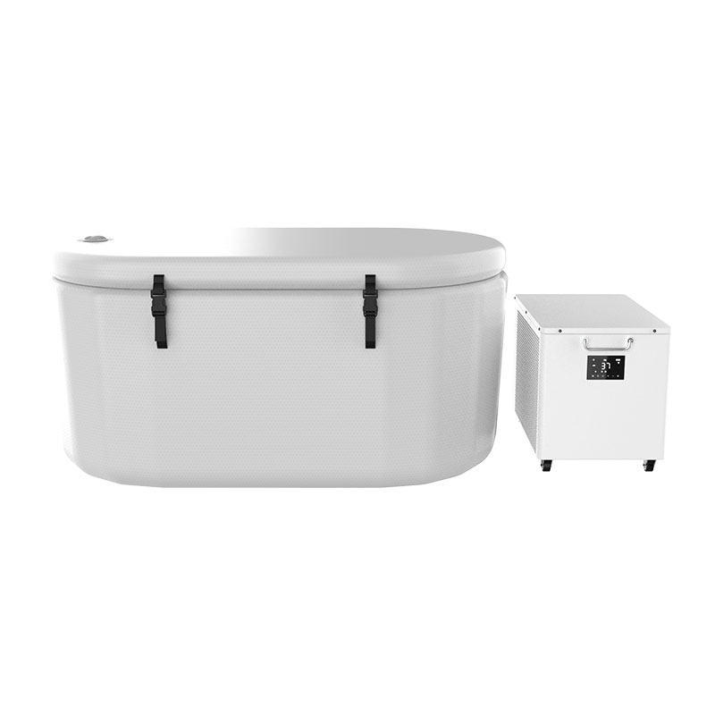 Stor kallt djup pool uppblåsbar