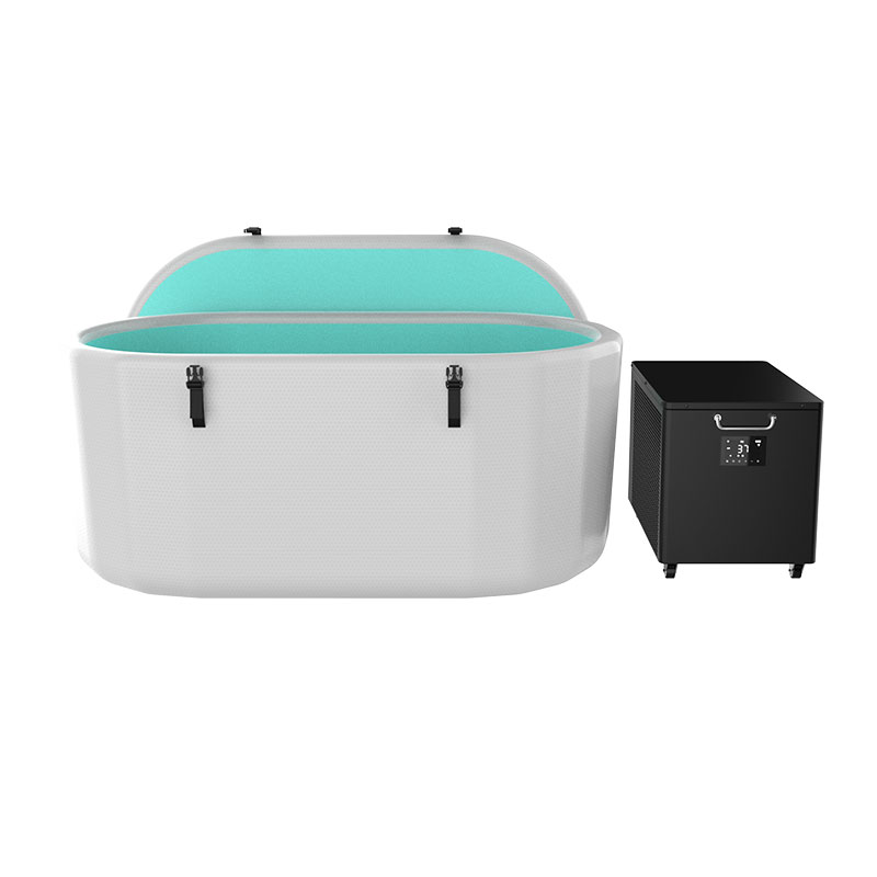 Stor kallt djup pool uppblåsbar