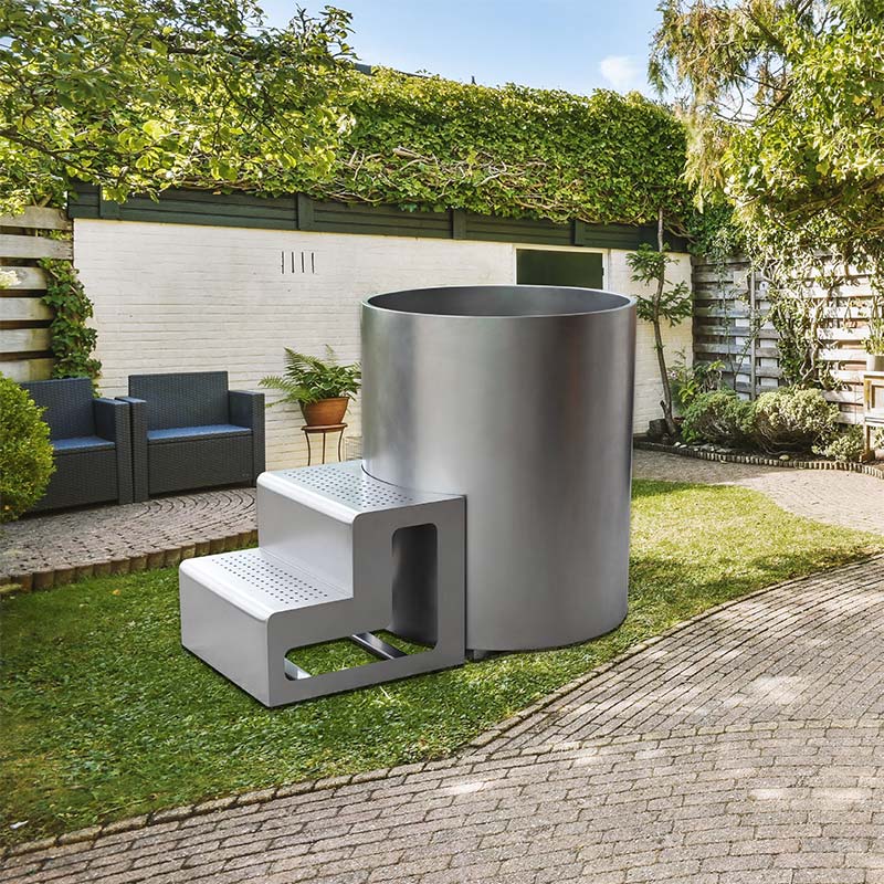 Badkar i rostfritt stål