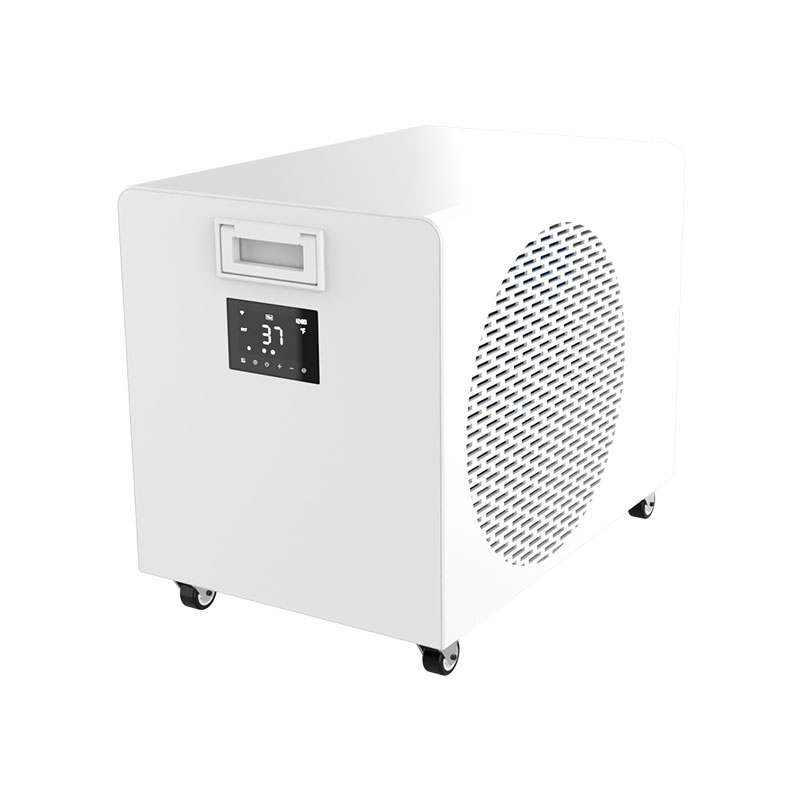 Kallt plunge kylare med filterpump för återhämtning