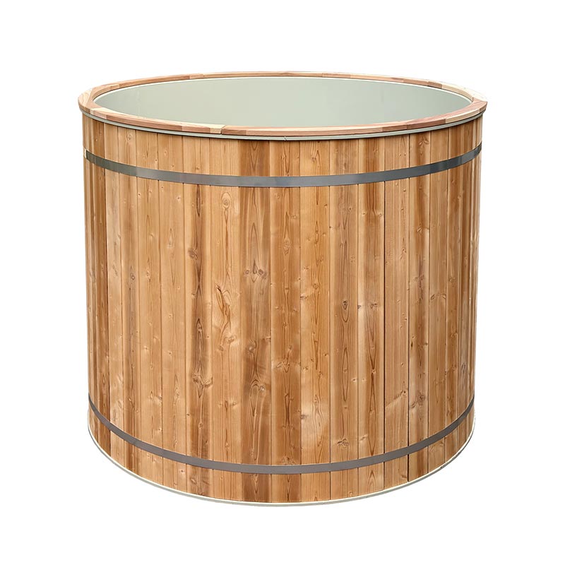 Djup nedsänkningsstorlek kallt badkar med 304 rostfritt stål foder