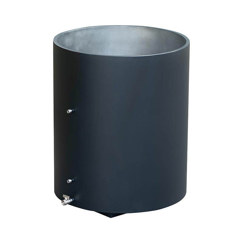 Förstärkt 304 rostfritt stål Black Cold Plunge Tub